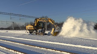 Снегоборьба на ст. Тапа / Snow removal at Tapa station