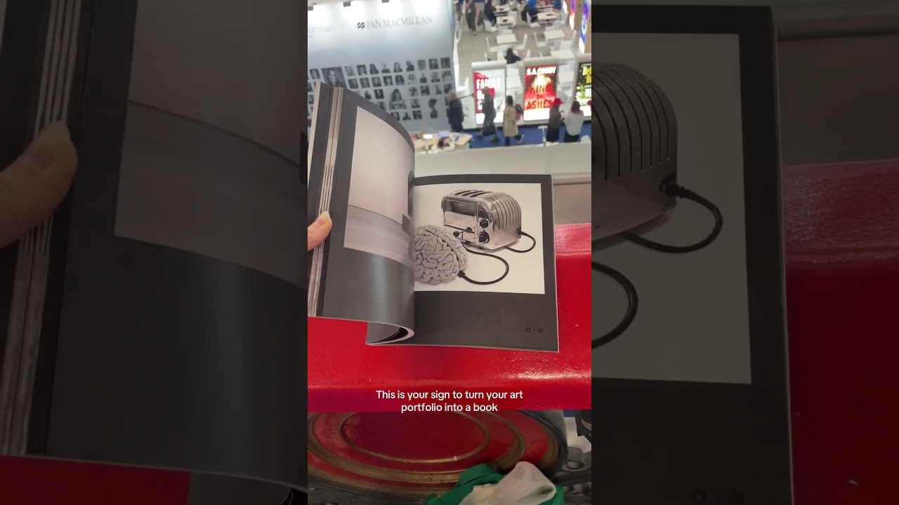 Turn your art portfolio into a book and we can help you print it📖 #bookprinting #portfolio