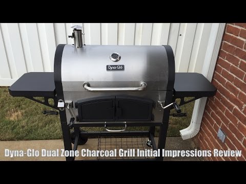Dyna-Glo Dual Zone Charcoal Grill First Impressions Review