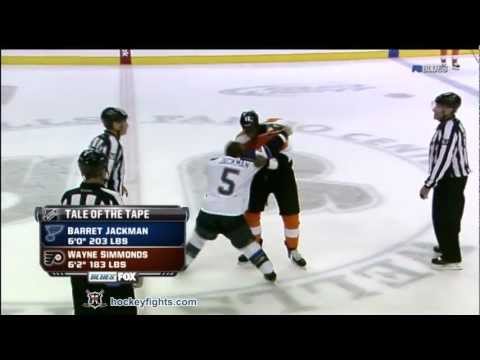 Barret Jackman vs Wayne Simmonds