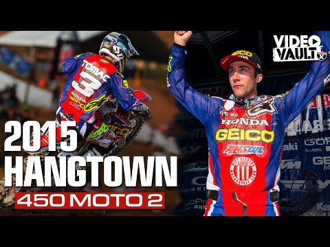 FULL MOTO! Eli Tomac DOMINATES field by 90 seconds | 2015 Hangtown 450 Moto 2