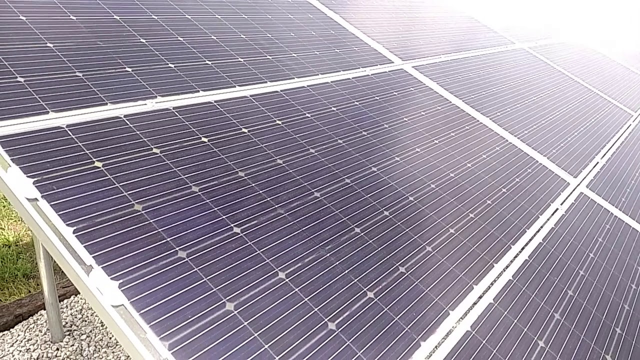 Kansas City Solar Panel Drone Footage