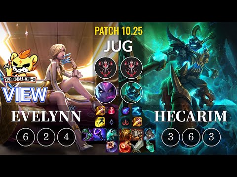 SG-S View Evelynn vs Hecarim Jungle - KR Patch 10.25