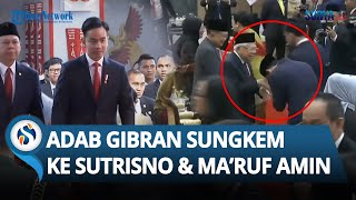 Adab Gibran Disorot! Tak Segan Sungkem ke Try Sutrisno & Ma'ruf Amin di Sidang Tahunan MPR 2025