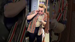 This is his best subway ride ❤️‍??