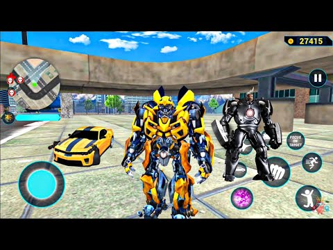 Rhino Robot Car Transformer Game | Career Mode | Android Gameplay #7