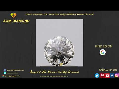 2.01 carat Lab Grown Diamonds,Cvd Diamonds and HPHT Diamond Manufacturer & Wholesaler in surat
