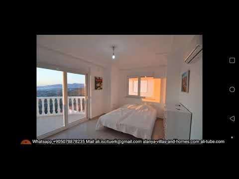 Alanya Wunderschöne 6 Zimmer Villa zu verkaufen mit großer Veranda und Terrasse voll ausgestattet