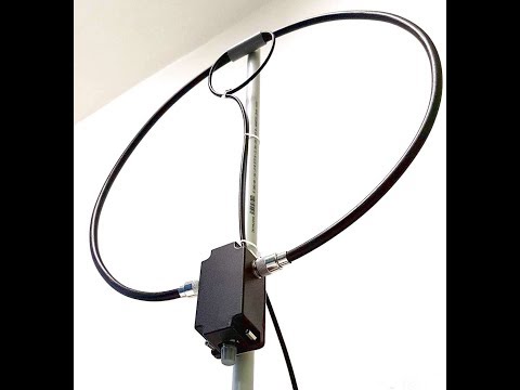 UltraLight Magnetic Loop Antenna + XIEGU X5105
