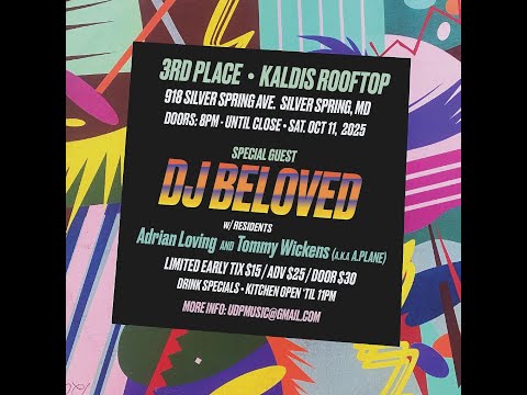 Beloved Live @ Kaldis Rooftop Silver Spring, MD 10 11 2025