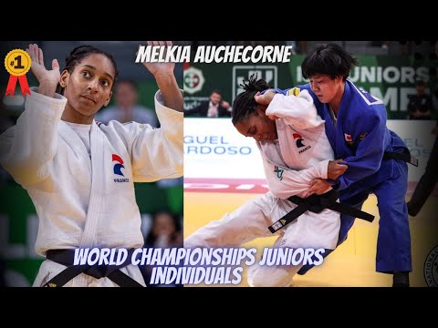 Melkia AUCHECORNE - Gold Medalist (-63Kg) - World Championships Juniors Individuals 2023- 柔道