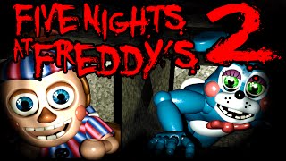 Five Nights at Freddy’s 2 NIGHT 2 Balloon Boy Vent BB Foxy Flash Horror BLIND Gameplay PART 2