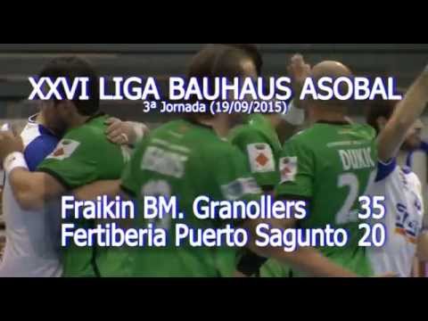 LIGA BAUHAUS ASOBAL J03 Fraikin BM. Granollers - Fertiberia Puerto Sagunto 35 - 20