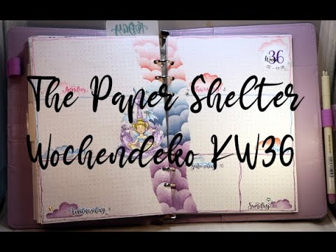 The Paper Shelter - Wochendeko Kalenderwoche 36 2022