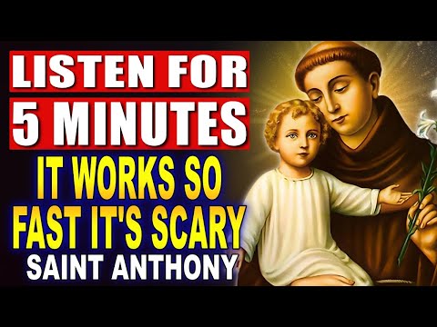 💖SAINT ANTHONY OF PADUA - POWERFUL PRAYER FOR RECEIVING AN URGENT MIRACLE 🙏