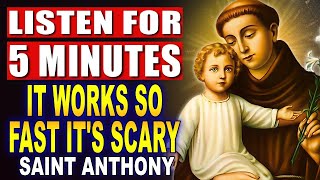💖SAINT ANTHONY OF PADUA - POWERFUL PRAYER FOR RECEIVING AN URGENT MIRACLE 🙏