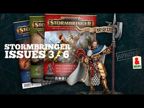 Stormbringer Magazine Issues 3 to 6 Unboxing and Review Warhammer Age of Sigmar