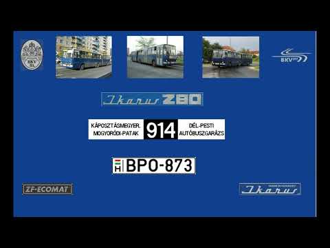 [SOUND] Budapest Bus Sound BPO-873 Ikarus 280.49 BKV 914-es viszonylat