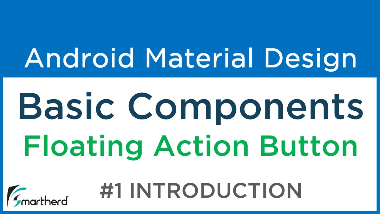 #4.4 Android Floating Action Button example. Part 1 | Basic Components. Android Material Design