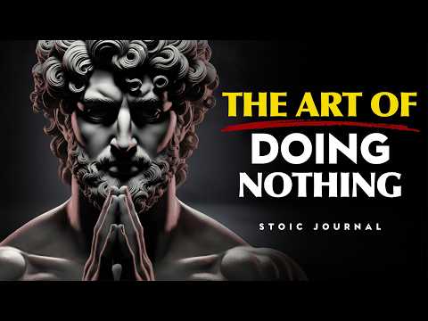 This Is Why You Must Learn the Art of Doing Nothing | STOICISM
