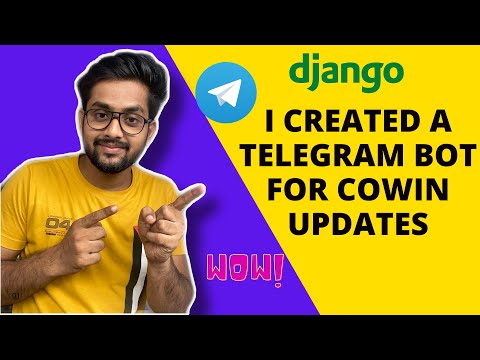 Python django telegram bot | Telegram bot using django |  Telegram bot tutorial | [ telegram bot ] thumbnail