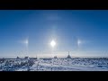 Three-sun weather illusion appears over Inner Mongolia skies