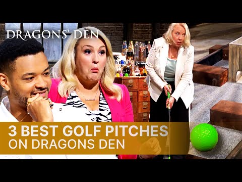 Swinging For Success | The 3 Best Golf Pitches | Dragon's Den