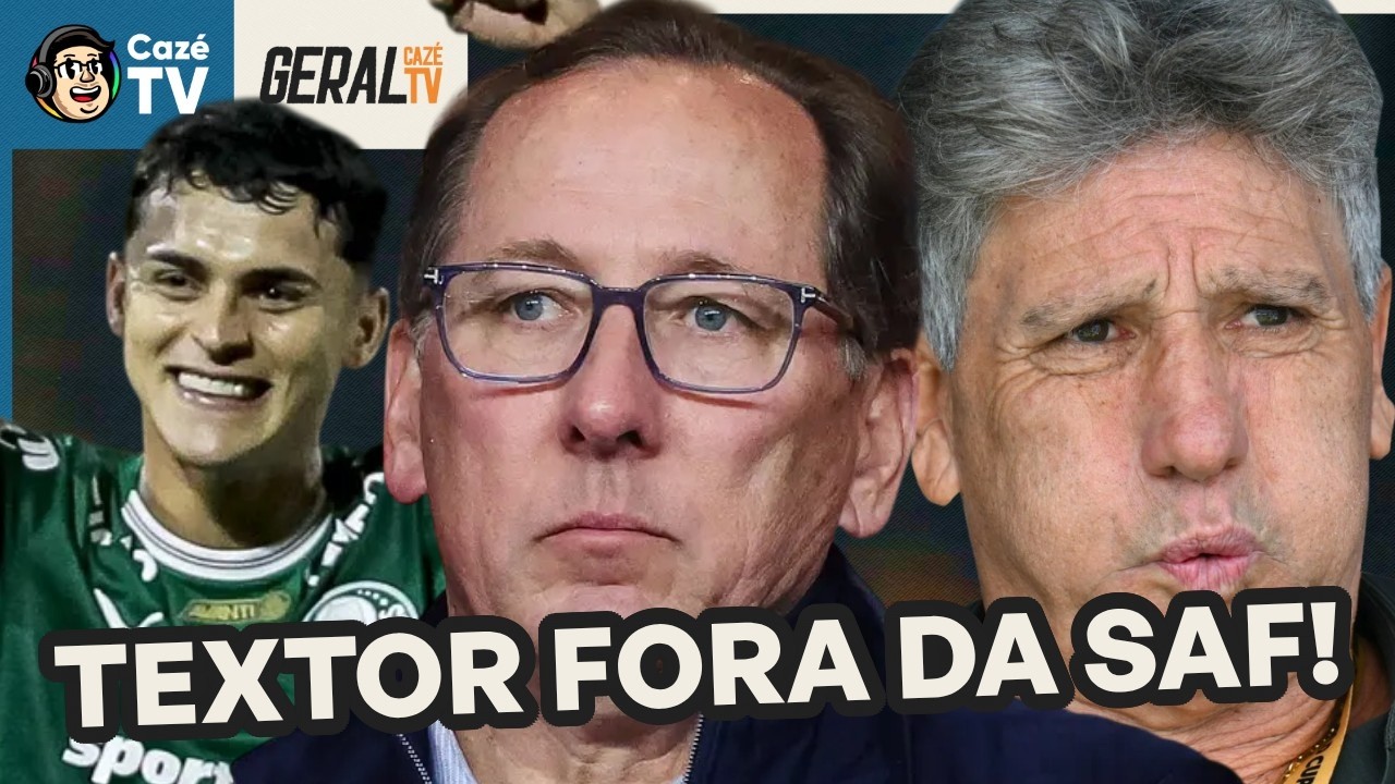 TEXTOR É AFASTADO DA SAF DO BOTAFOGO, RENATO É SUSPENSO E JOGOS DA COPA DO BRASIL! | GERAL CAZÉTV