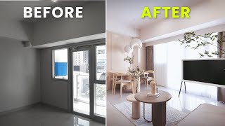 What Happens When Minimalism Meets Japandi | 1 Bedroom Interior Design at Uptown Arts Residence