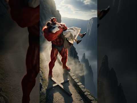 He Threw Jesus Off the Cliff... BUT 😱 (Wait for Ending) #shorts
