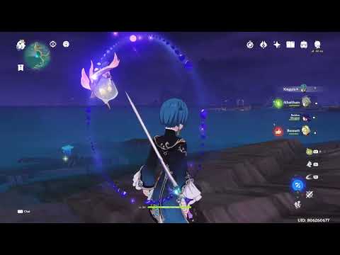 claiming my rewards from a distance / Genshin Impact