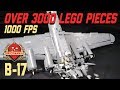LEGO B 17 Dropped In Slow Mo Completely Destroyed DROP TEST
