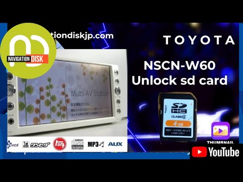 Thumbnail for NSCN-W60 and NSCN-W59 Software SD map Card ERC Unlock for All Toyota by Toyota, Suzuki, Mazda, BMW, Lexus, Jeep, Car, Nissan
