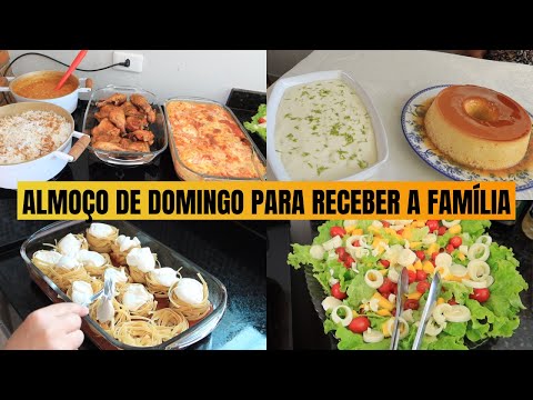 ALMOÇO COMPLETO NO CAPRICHO, RECEBI A FAMÍLIA DO MARIDO, DOMINGO MARAVILHOSO