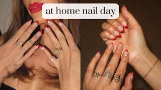 how i do my nails at home || VLOGMAS DAY 8