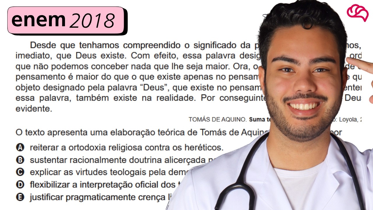 Resolução em Vídeo — Questão 51 ENEM 2018