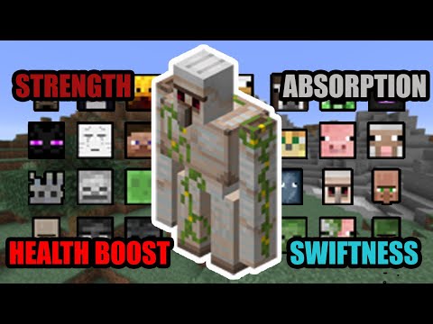 Insane Iron Golem vs All Mobs! OP Minecraft Battle