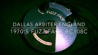 Video thumbnail for DALLAS-ARBITER ENGLAND Fuzz Face 1970's BC108C with OrganicSounds Scirocco【魔法の箱研究所】 by 魔法の箱研究所 - Stompbox Review Channel -