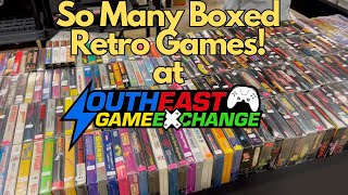 So Many Boxed Retro Games at Southeast Game Exchange!