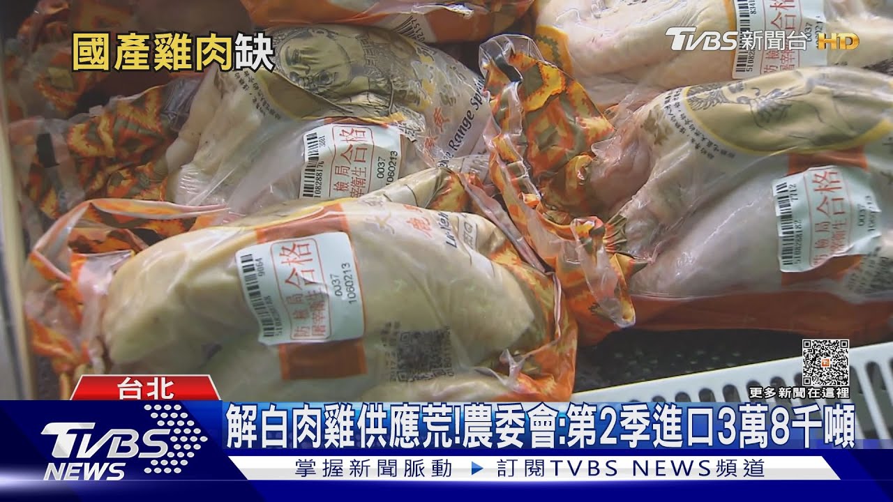 白肉雞缺、雛雞量不足 農委會:第三季可望補足