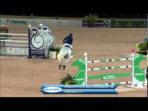 Winning Ride: Meredith Michaels-Beerbaum (GER) and Fibonacci - $372,000 Suncast Grand Prix CSI 5*