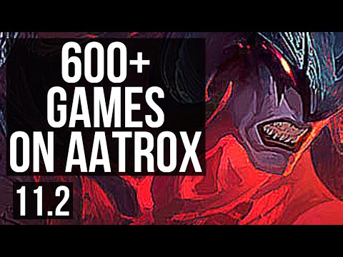 AATROX vs VIEGO (TOP) (DEFEAT) | 600+ games, Godlike, 800K mastery | KR Diamond | v11.2