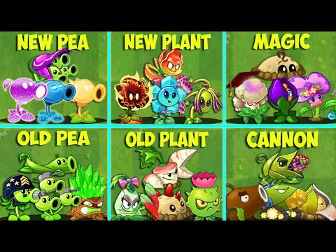 Random 6 Team Plants Vs 6 Team Zombies - Who Will Win? - Pvz 2 Team Plant Battlez