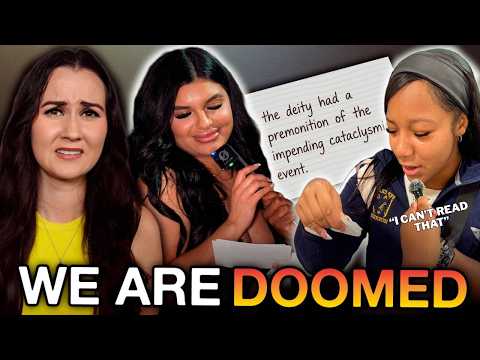 Gen Z is basically illiterate. And it is getting worse.