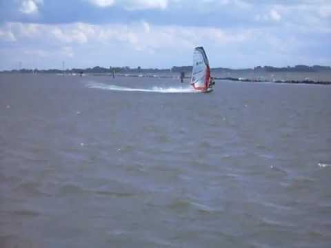 15 Years Old Boy Speedsurfing at Herkingen