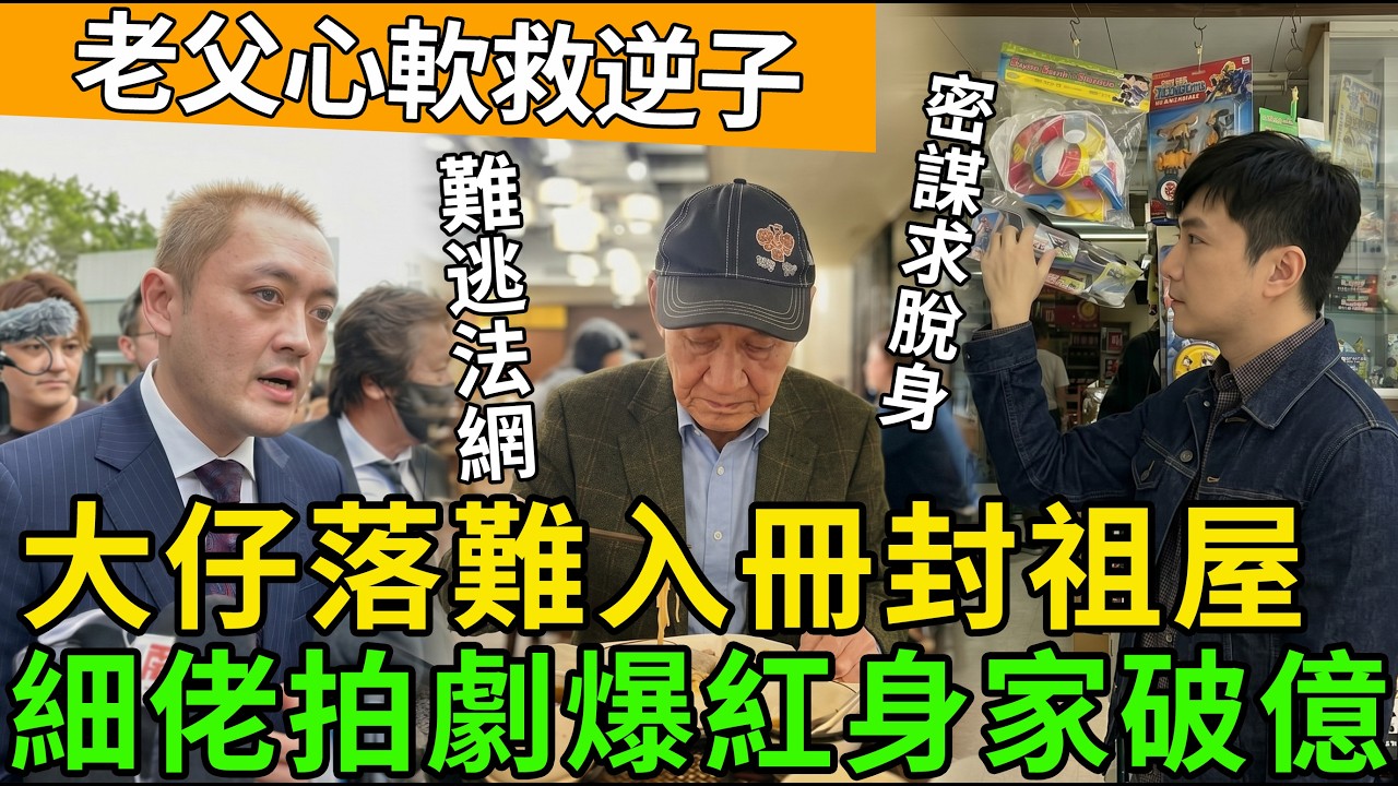 💥兄弟命運大極端！細佬身家過億劇集殺青，阿哥踎監祖屋被封！鼎爺臨尾心軟出手，李修賢怒劈不孝子！🤬 #李泳漢 #李家鼎 #豪仔 #李修賢 #鼎爺 #兄弟反目 #爭產 #香港新聞