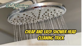 Cheap and Easy Way to Clean your Shower Head