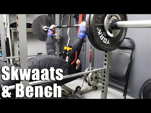 Volume Day Squats & Bench | Light Day Squats & OHP