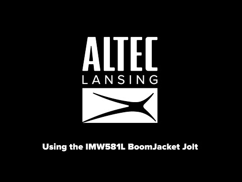 Using the IMW581L BoomJacket Jolt Bluetooth Speaker - Bluetooth and House Party