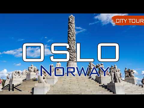 Oslo, Norway - City Tour & Must See Places, 4k